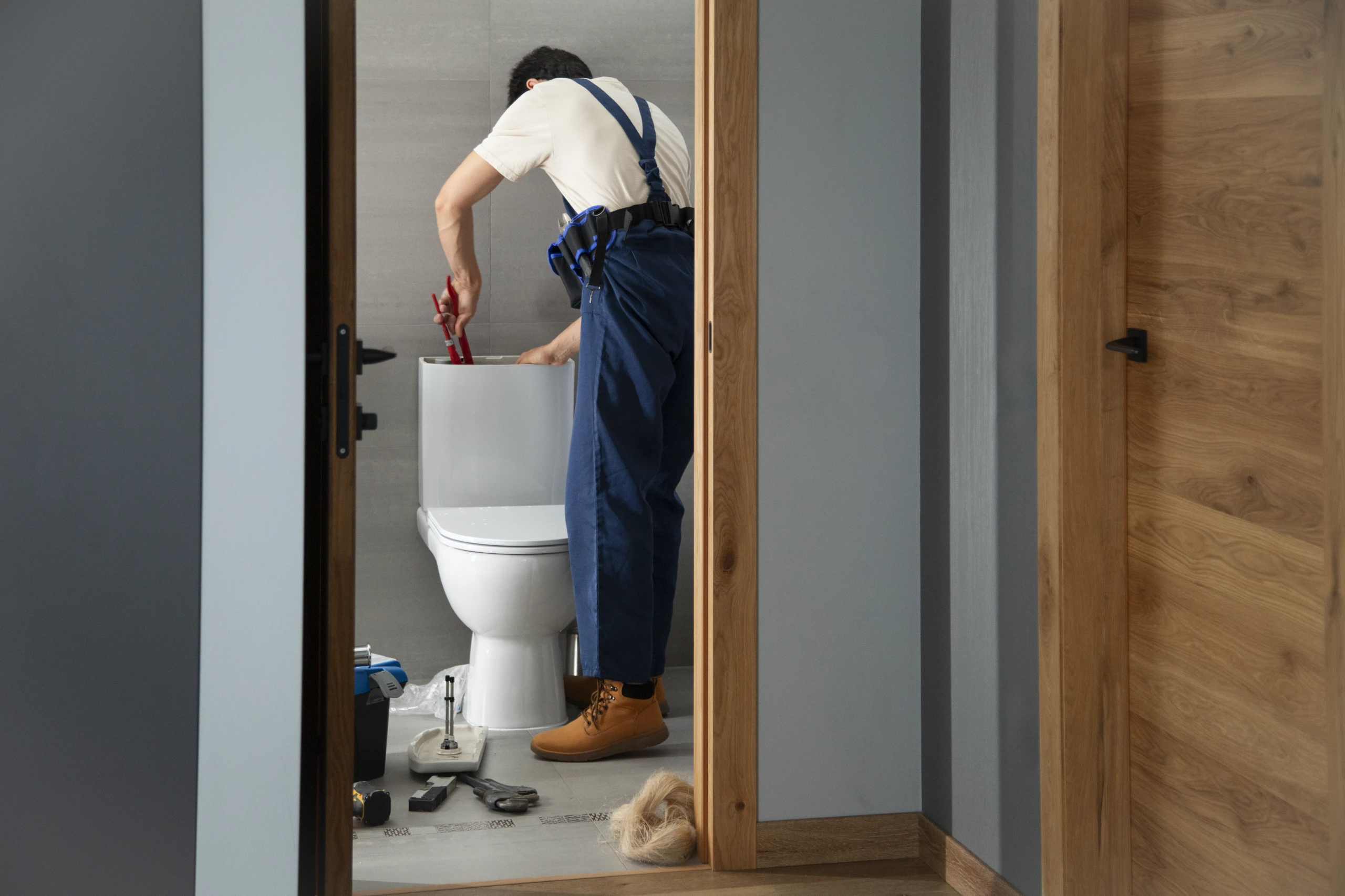 Débouchage de WC par un plombier PCMI en Seine-et-Marne